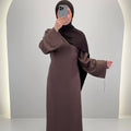Classy Kleid Braun 01