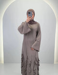 Diya Abendkleid Taupe