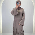 Diya Abendkleid Taupe