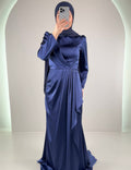 Valeri Abendkleid Dunkelblau