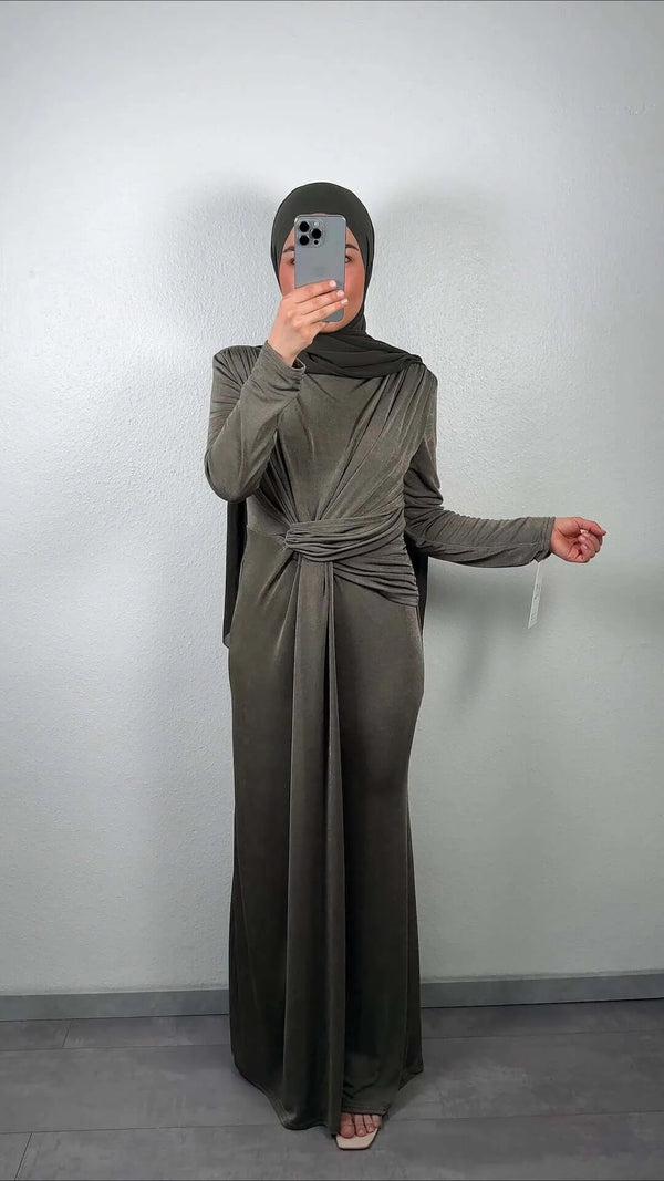 Eda Abendkleid Khaki - Semode