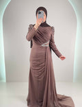 Efila Abendkleid Braun