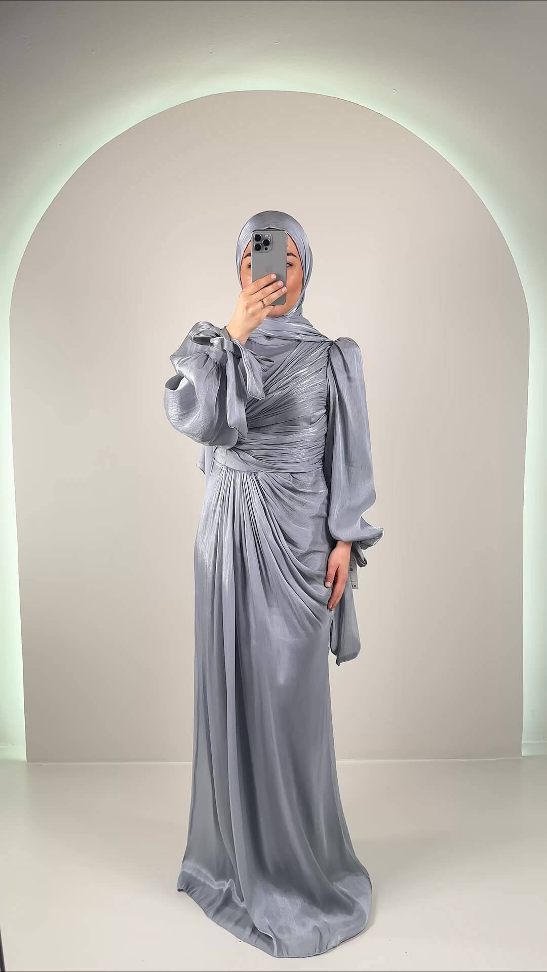 Fion Abendkleid Grau
