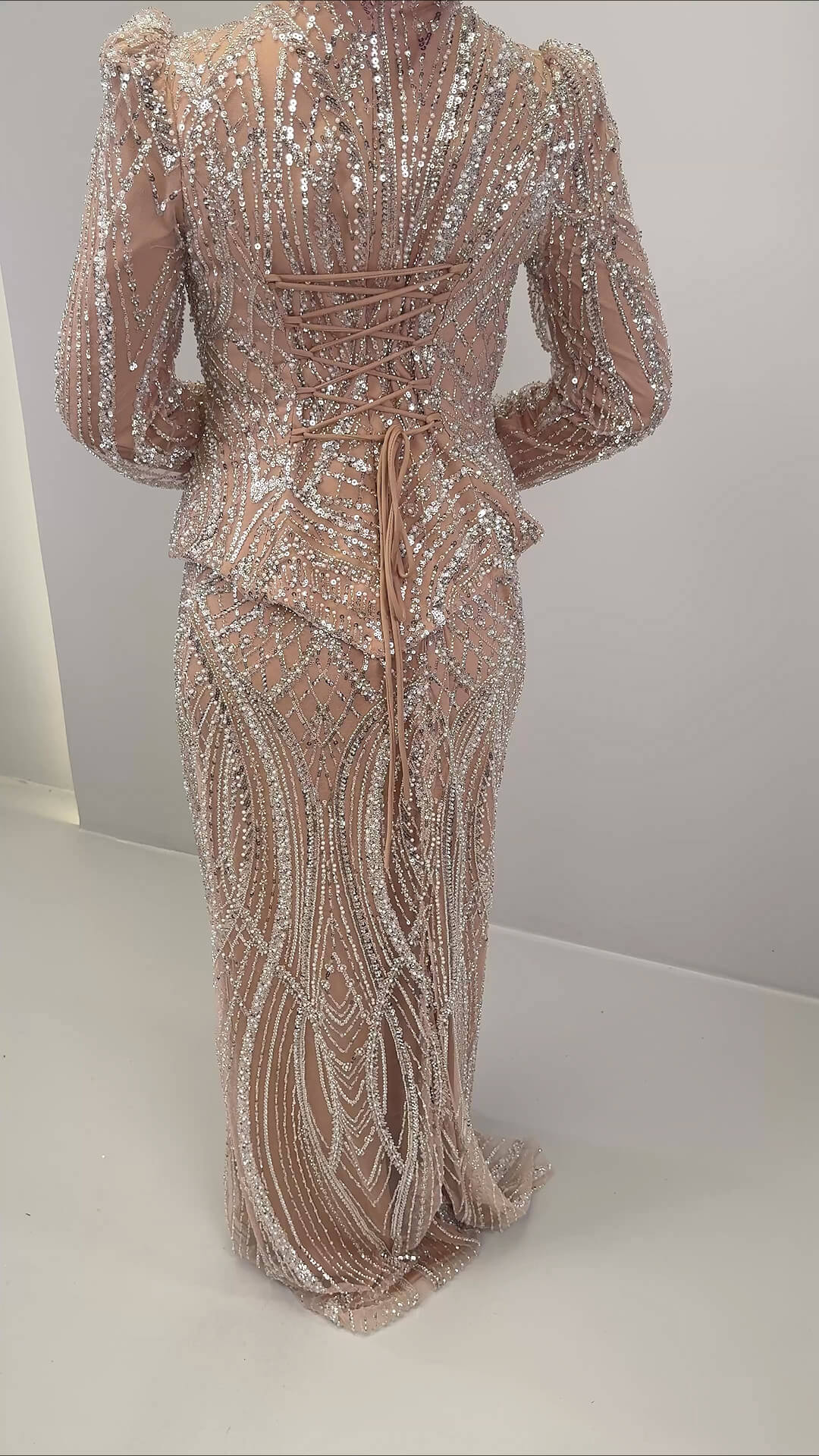 Miyasa Abendkleid Beige 01