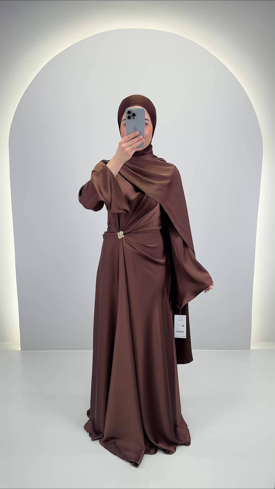 Ilka Abendkleid Braun