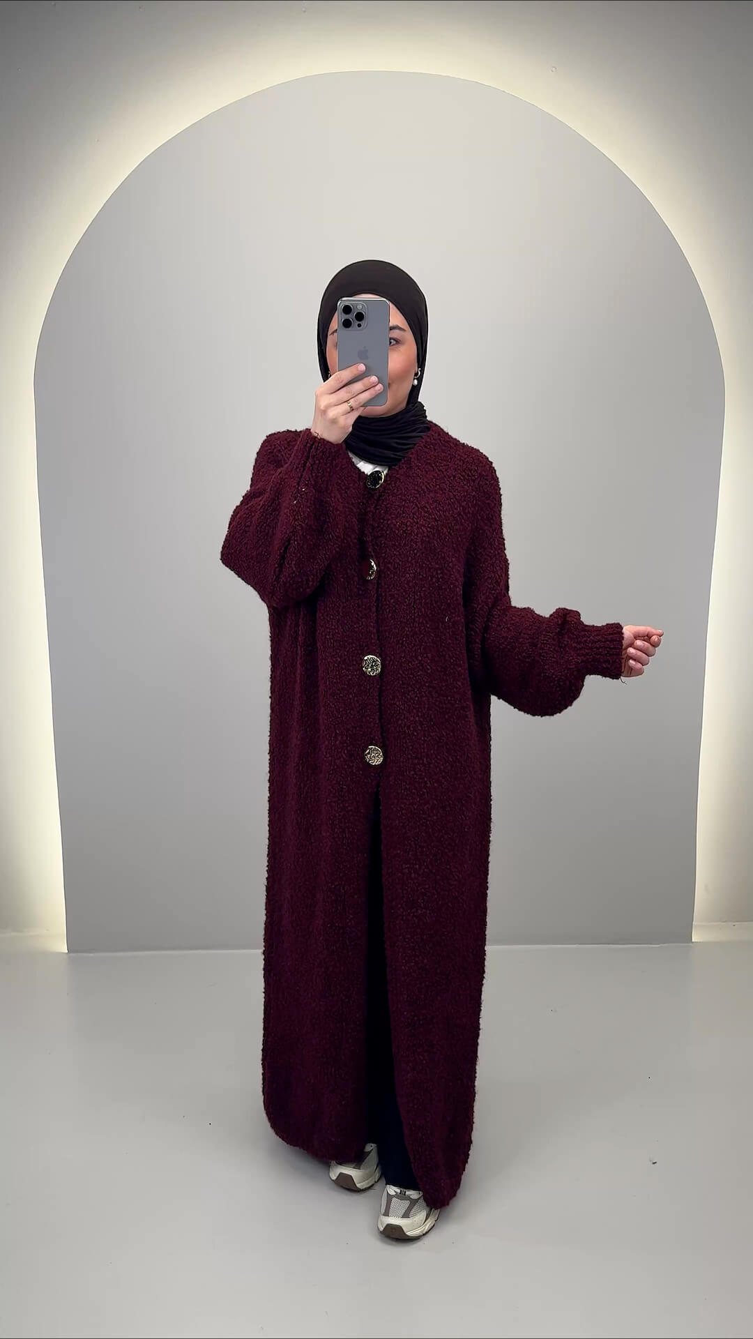 Imuna Cardigan Bordo