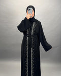 Inci Abaya Zweiteiler Schwarz