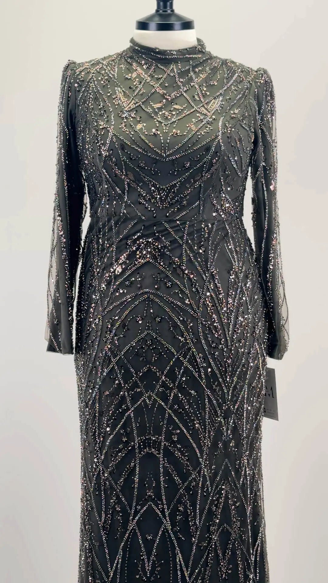 Noura Abendkleid Khaki