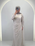 Emiya Abendkleid Beige