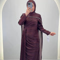 <tc>L</tc>eyla evening dress brown