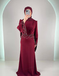Maya Abendkleid Bordo