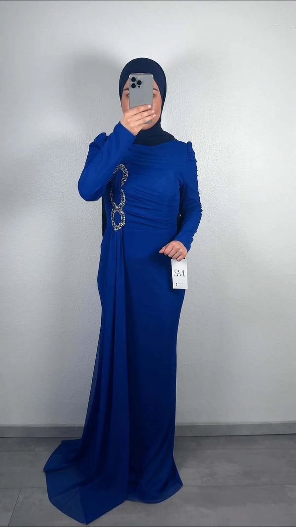 Melika Abendkleid Blau - Semode