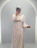 Meslina Abendkleid Beige