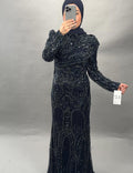 Nola Abendkleid Dunkelblau