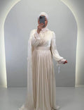 Oysu Abendkleid Beige 01