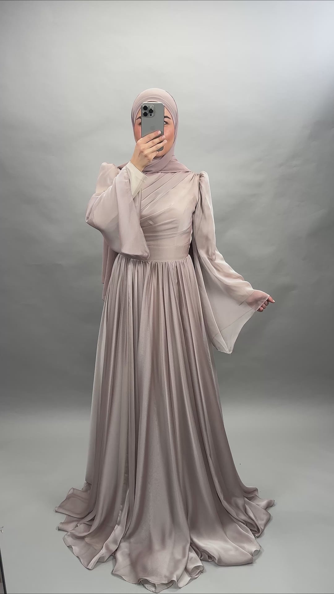 Medina Abendkleid Beige