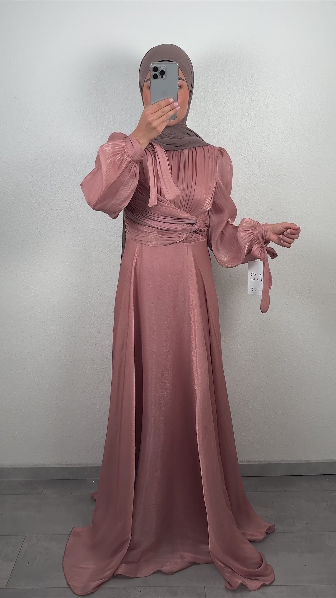 Robe de soirée Eflay rose