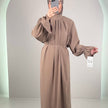 Riya Abendkleid Taupe