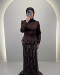 Sedef Abendkleid Braun