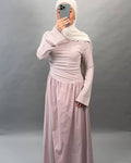 Selena Elbise Pembe