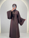 Nesa Abaya Kahverengi