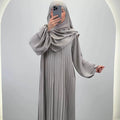Hifaya Abaya Set mit Khimar Taupe