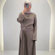 Arami Abendkleid Taupe