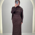Tuyana Abendkleid Braun
