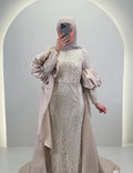 Tias Abendkleid Beige